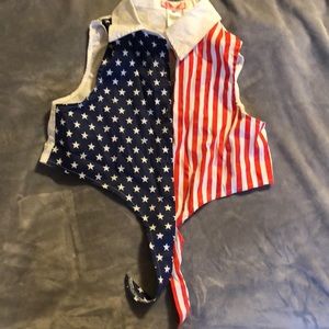 Forth of July cropped top